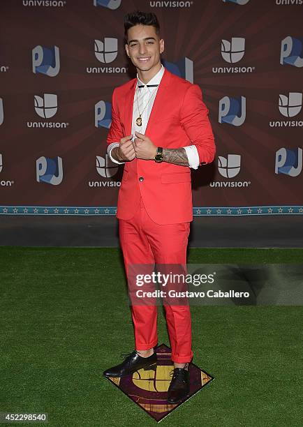 Maluma attends the Premios Juventud 2014 at The BankUnited Center on July 17, 2014 in Coral Gables, Florida.