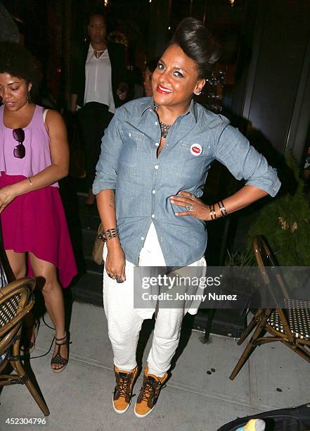 Marsha Ambrosius attends Marsha Ambrosius Press Day at Lenox Sapphire on July 17, 2014 in New York City.