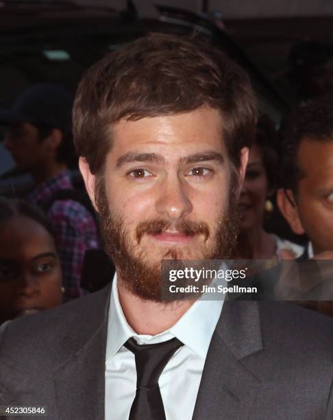 Actor Andrew Garfield attends "Magic In The Moonlight" premiere at Paris Theater on July 17, 2014 in New York City.