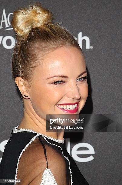 Malin Akerman attends The Hollywood Foreign Press Association And InStyle 2014 Miss Golden Globe Announcement/Celebration at Fig & Olive Melrose...