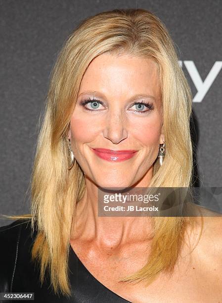 Anna Gunn attends The Hollywood Foreign Press Association And InStyle 2014 Miss Golden Globe Announcement/Celebration at Fig & Olive Melrose Place on...