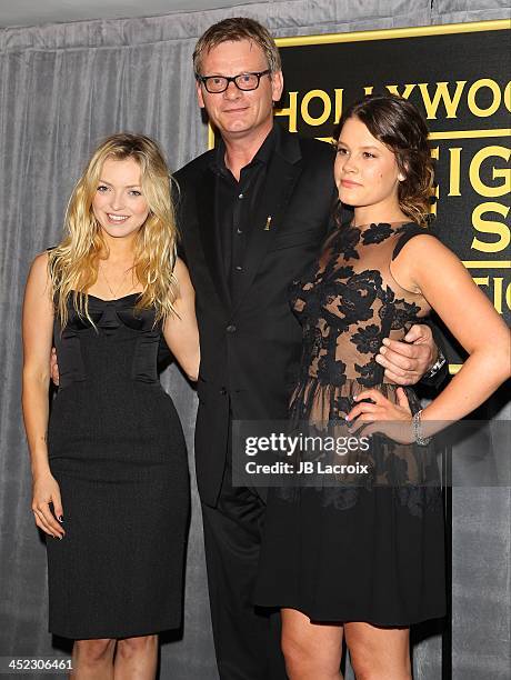 Francesca Eastwood, Theo Kingma and Sosie Bacon attend The Hollywood Foreign Press Association And InStyle 2014 Miss Golden Globe...