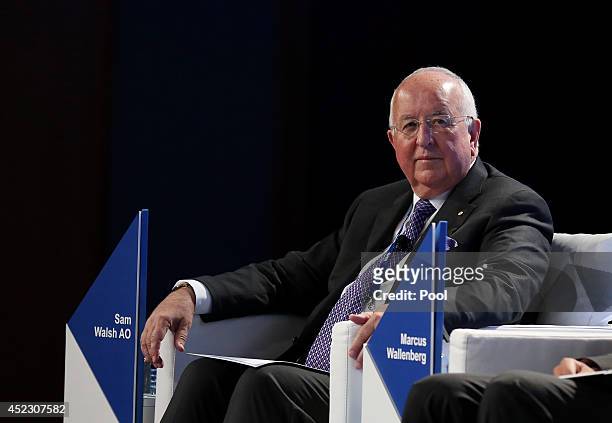 Rio Tinto CEO Sam Walsh at the B20 Australia Summit on July 18, 2014 in Sydney, Australia. Over 350 business leaders have gathered in Sydney for the...