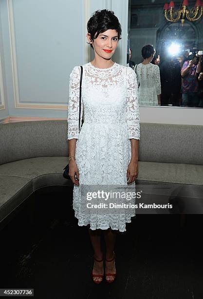 Audrey Tautou attends "Magic In The Moonlight" premiere after party at Harlow on July 17, 2014 in New York City.