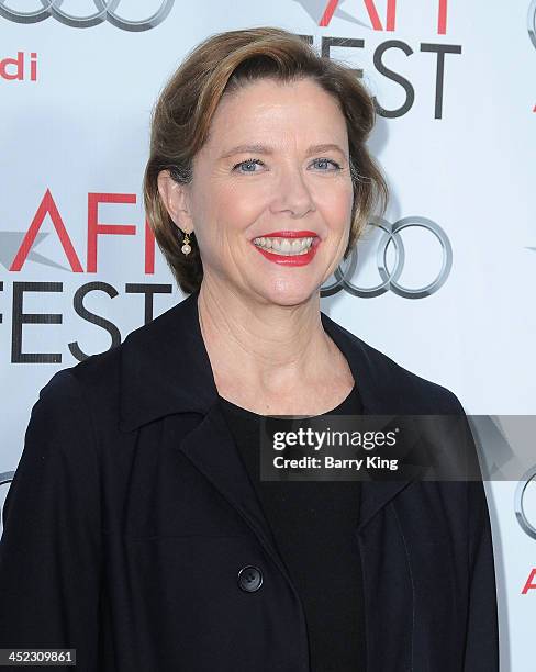 Actress Annette Bening attends the AFI FEST 2013 Spotlight event on November 12, 2013 at the Egyptian Theatre in Hollywood, California.