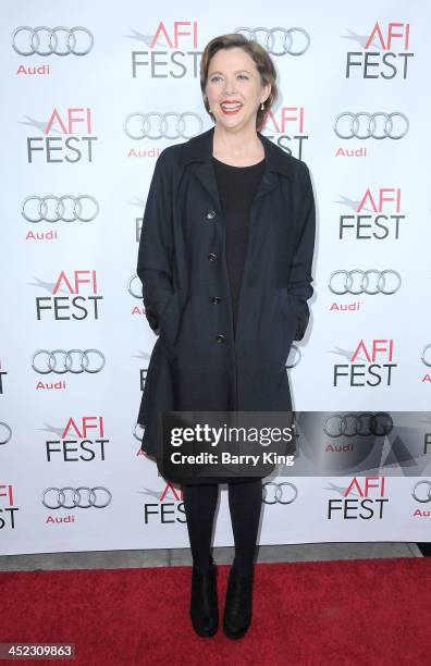 Actress Annette Bening attends the AFI FEST 2013 Spotlight event on November 12, 2013 at the Egyptian Theatre in Hollywood, California.