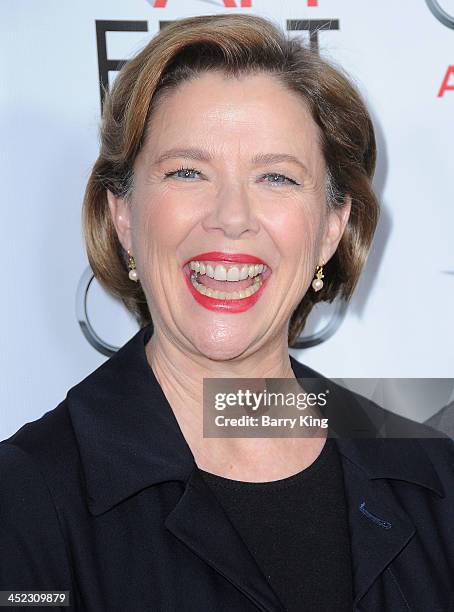 Actress Annette Bening attends the AFI FEST 2013 Spotlight event on November 12, 2013 at the Egyptian Theatre in Hollywood, California.