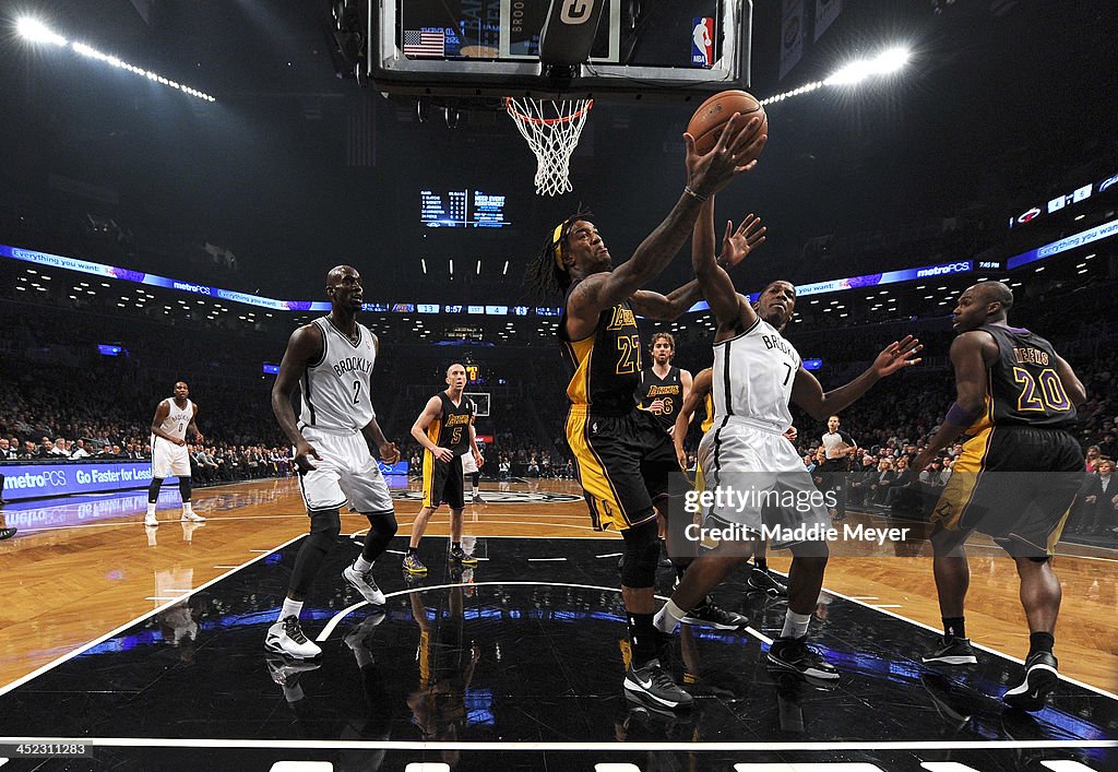 Los Angeles Lakers v Brooklyn Nets