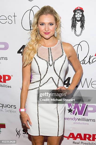 Personality Katherine Bailess attends Wendy Williams' 50th Birthday Party at 42West on July 17, 2014 in New York City.