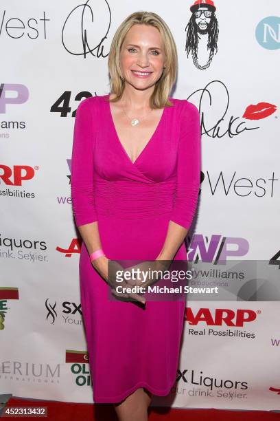 Personality Ginger Zee attends Wendy Williams' 50th Birthday Party at 42West on July 17, 2014 in New York City.