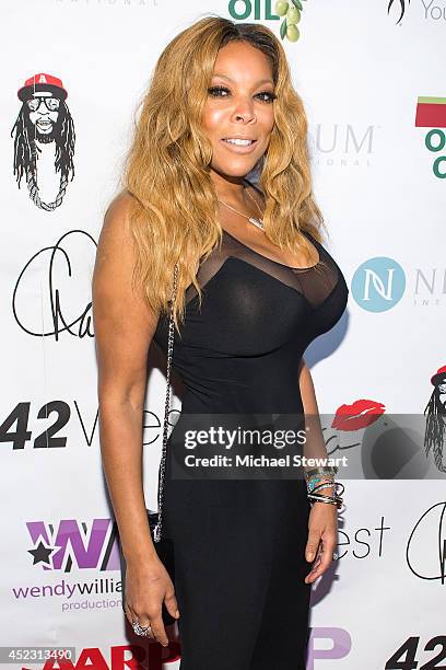 Personality Wendy Williams attends Wendy Williams' 50th Birthday Party at 42West on July 17, 2014 in New York City.