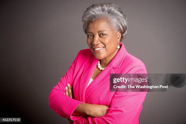 Donna Brazile is an American author, academic, and political analyst who is Vice Chairwoman of the Democratic National Committee. She is photographed...