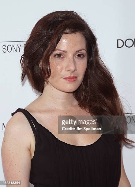 Actress Aleksa Palladino attends "Magic In The Moonlight" premiere at Paris Theater on July 17, 2014 in New York City.