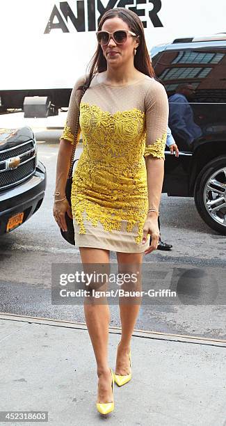 Paula Patton is seen on July 31, 2013 in New York City.