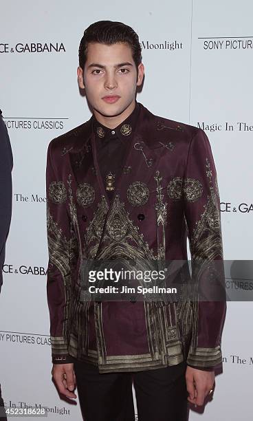 Peter Brant Jr. Attends "Magic In The Moonlight" premiere at Paris Theater on July 17, 2014 in New York City.