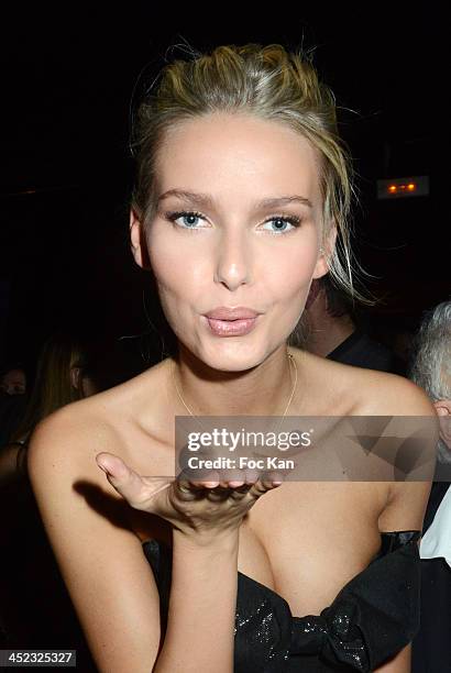 Miss Wonderbra 2014 Adriana Cernanova attends the Wonderbra 2Oth anniversary party at Tres Honore Bar on November 27, 2013 in Paris, France.