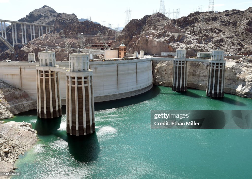 Lake Mead At Historic Low Levels As Drought Continues In Western US