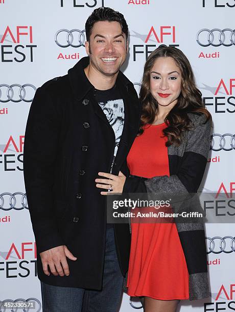 Singers Ace Young and Diana DeGarmo attend the screening of 'Lone Survivor' at AFI FEST 2013 at the TCL Chinese Theatre on November 12, 2013 in...
