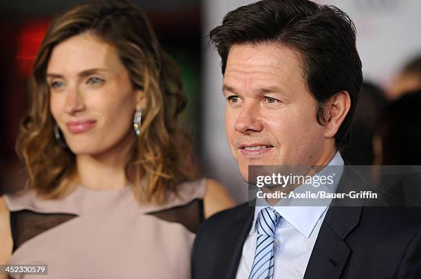 Actor Mark Wahlberg and wife Rhea Durham attend the screening of 'Lone Survivor' at AFI FEST 2013 at the TCL Chinese Theatre on November 12, 2013 in...