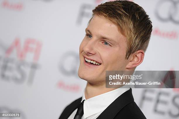 Actor Alexander Ludwig attends the screening of 'Lone Survivor' at AFI FEST 2013 at the TCL Chinese Theatre on November 12, 2013 in Hollywood,...
