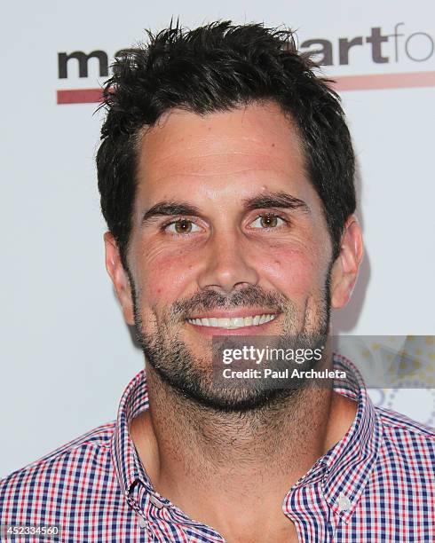 Quarterback Matt Leinart attends his foundation's 8th annual celebrity bowl for charity event at Lucky Strikes on July 17, 2014 in Hollywood,...