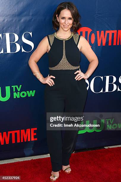 Actress Jennifer Love Hewitt attends the CBS, The CW, Showtime & CBS Television Distribution's 2014 TCA Summer Press Tour Party at Pacific Design...