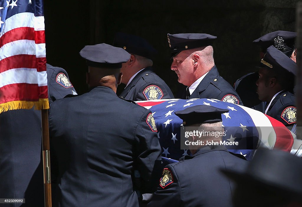 Funeral Held For 23-Year-Old Jersey City Police Officer Killed On Duty