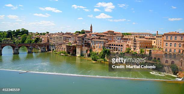 town of albi, tarn valley - albi stock pictures, royalty-free photos & images