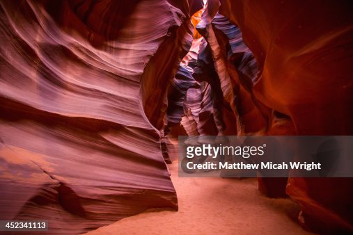 The Antelope Canyon caves