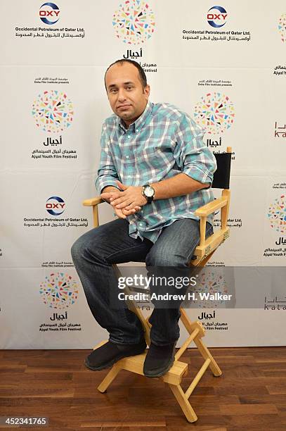 Director Maziar Miri of "Painting Pool" poses during Day 3 of Ajyal Youth Film Festival on November 28, 2013 in Doha, Qatar.