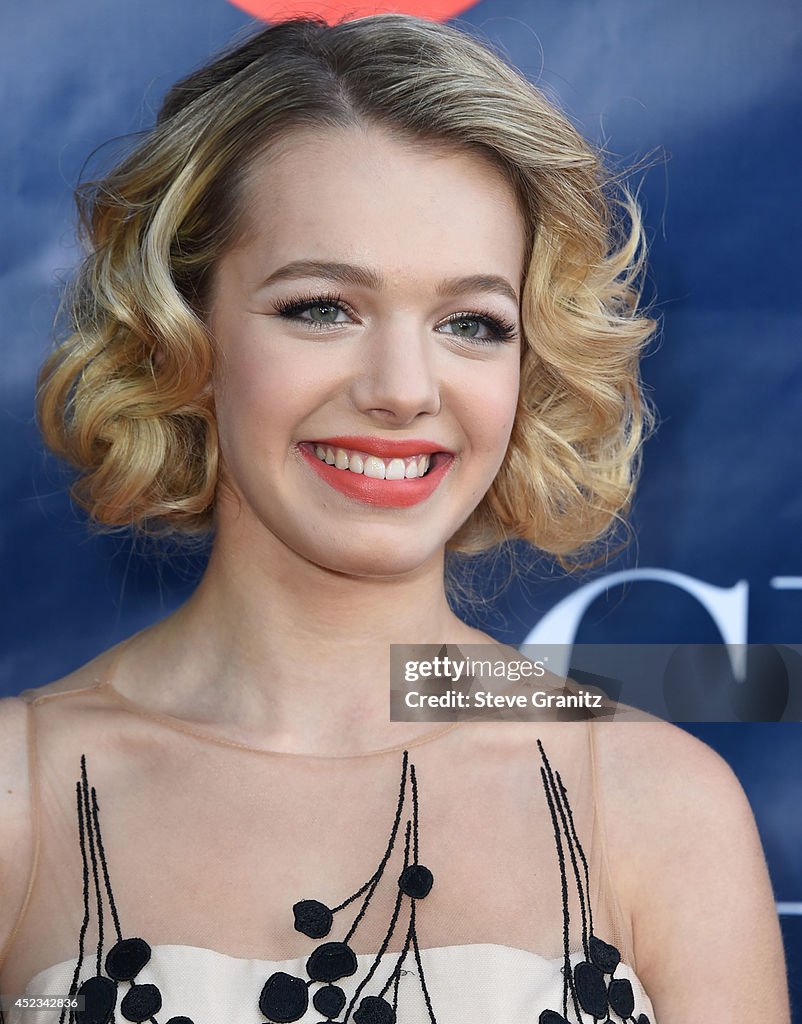 Sadie Calvano arrives at the 2014 Television Critics Association