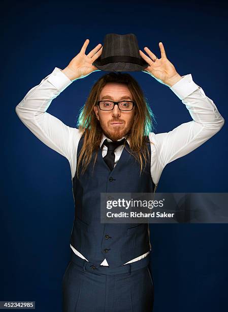 Comic and musician Tim Minchin is photographed for the Observer on September 17, 2013 in London, England.