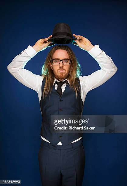Comic and musician Tim Minchin is photographed for the Observer on September 17, 2013 in London, England.