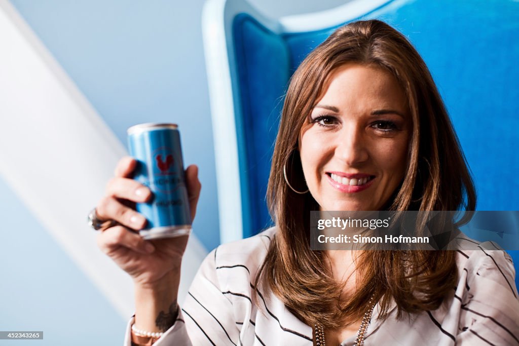 Simone Ballack Photo Session At Her New Restaurant Chickeria