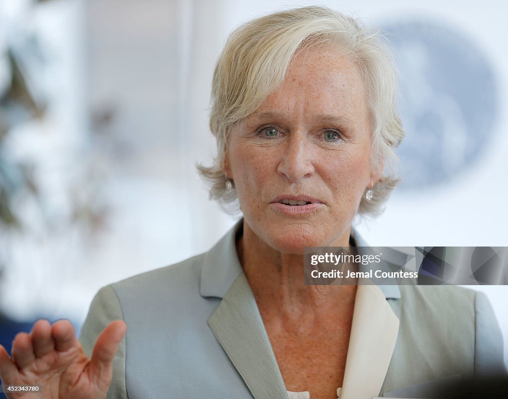 "Fountain House" Press Conference Hosted By Glenn Close and Steve Hilton