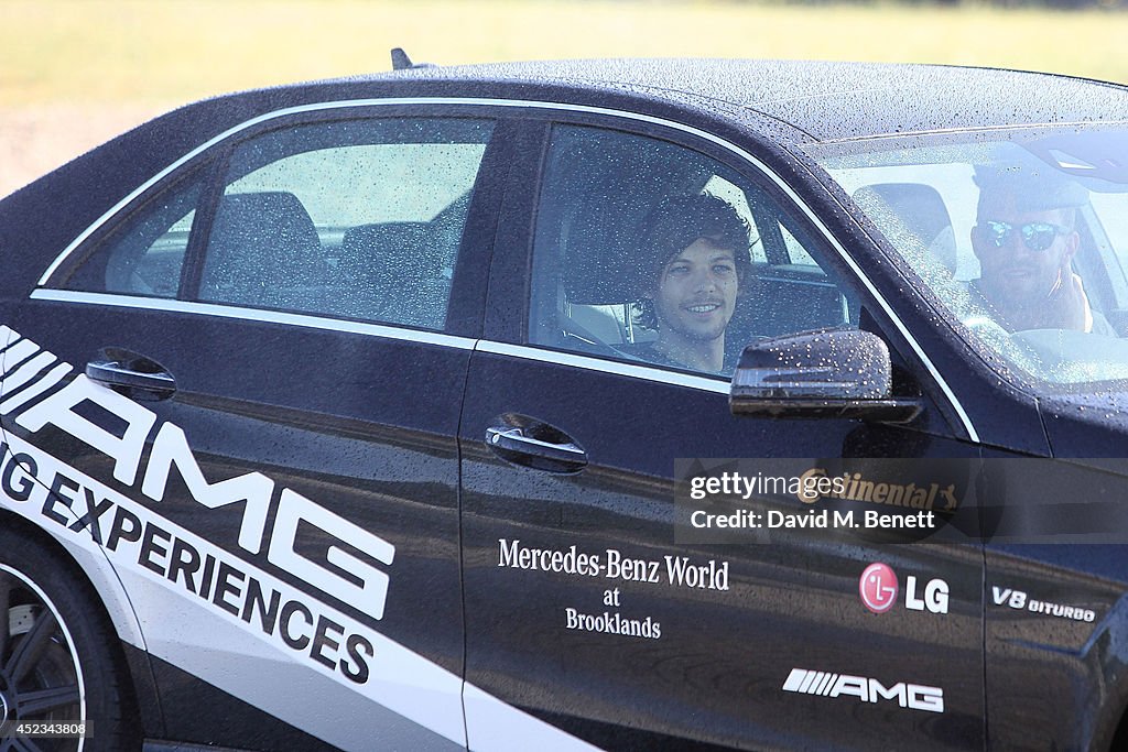 Louis Tomlinson At Mercedes-Benz World