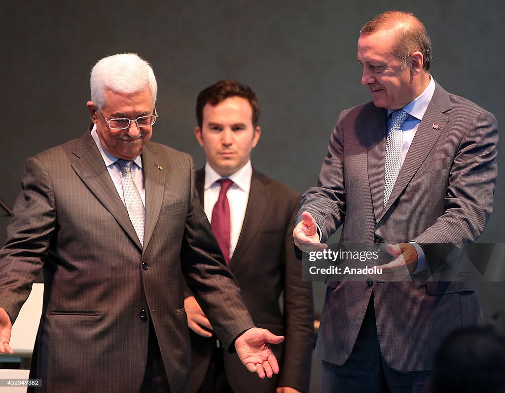 Mahmoud Abbas - Recep Tayyip Erdogan