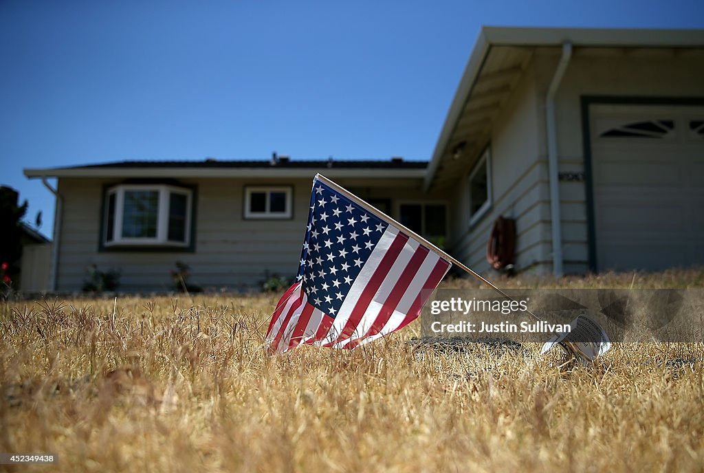 Drought Turns California Landscape Brown