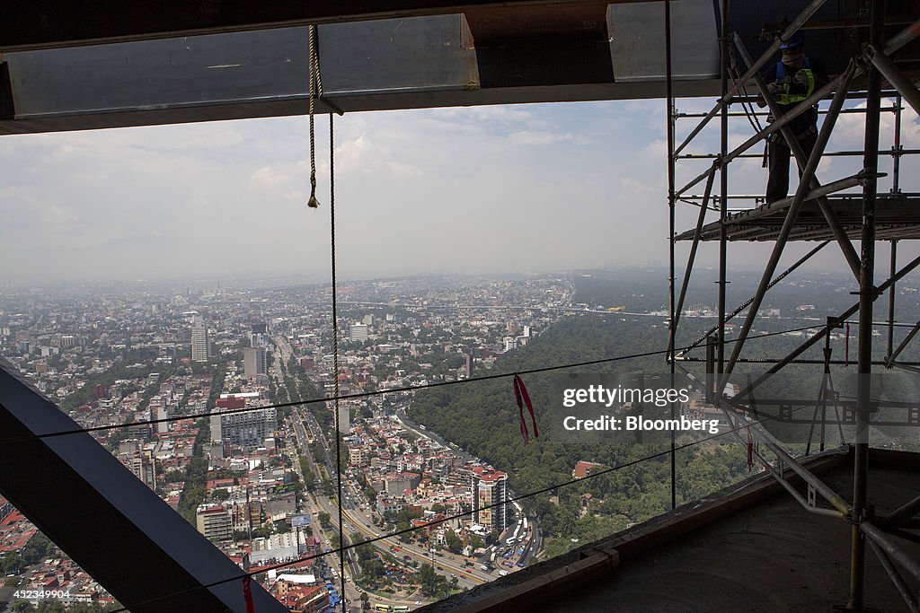 Construction At BBVA Bancomer's Mexico Headquarters Building