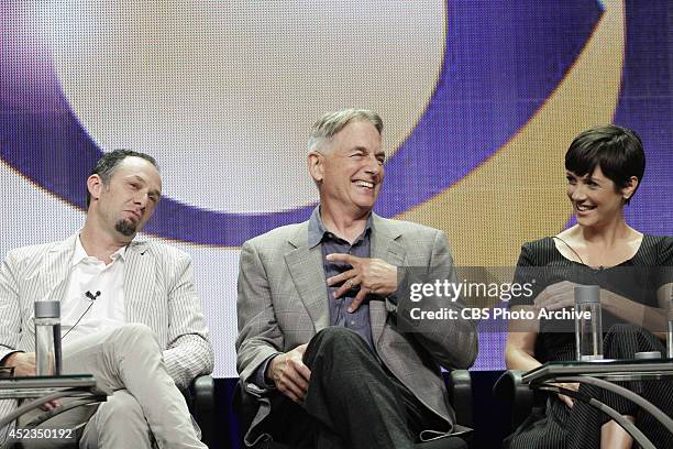 Pictured Executive Producer/Creator; Jeffrey Lieber, Executive Producer, Mark Harmon and Zoe McLellan of NCIS: New Orleans during the TCA Summer...