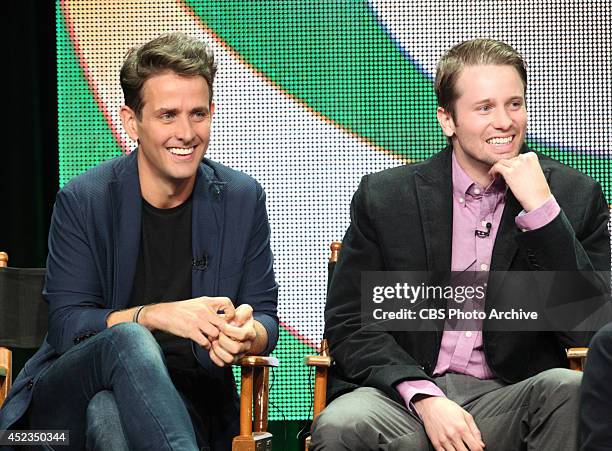 Joey McIntyre and Tyler Ritter during THE McCARTHYS session at TCA Summer Press Tour 2014, held on July 17th in Los Angeles, Ca.