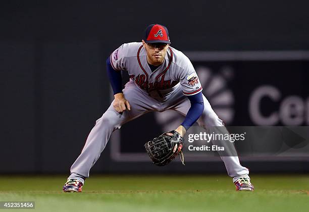 National League All-Star Freddie Freeman of the Atlanta Braves during the 85th MLB All-Star Game at Target Field on July 15, 2014 in Minneapolis,...