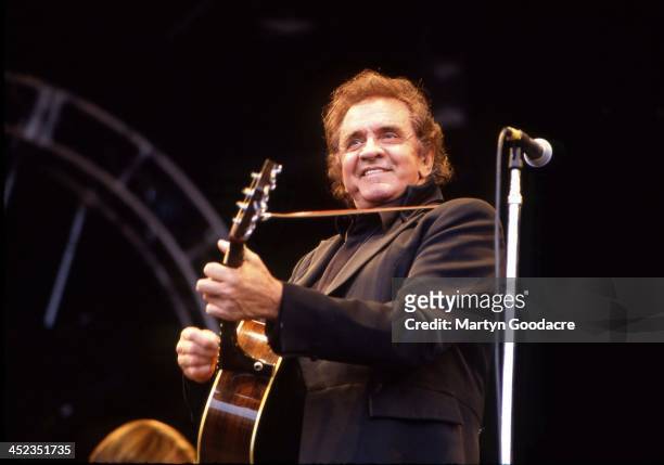 Johnny Cash Glastonbury Festival, , United Kingdom, 1994.