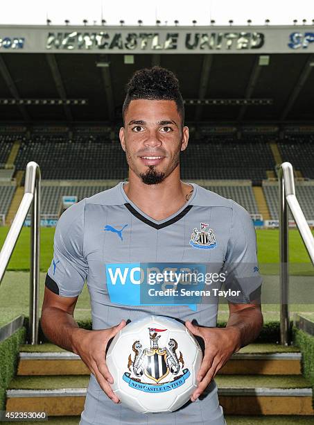 Emmanuel Riviere 43 Newcastle United Unveil New Signing Emmanuel Riviere Stock Photos ...