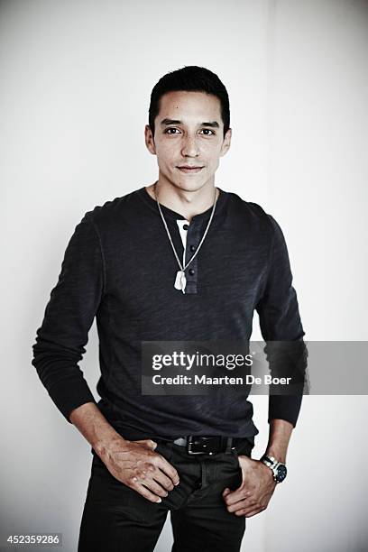 Actor Gabriel Luna of the television series 'Matador' on the El Rey network poses for a portrait at the Summer TCA Portrait Session 2014 on July 10,...