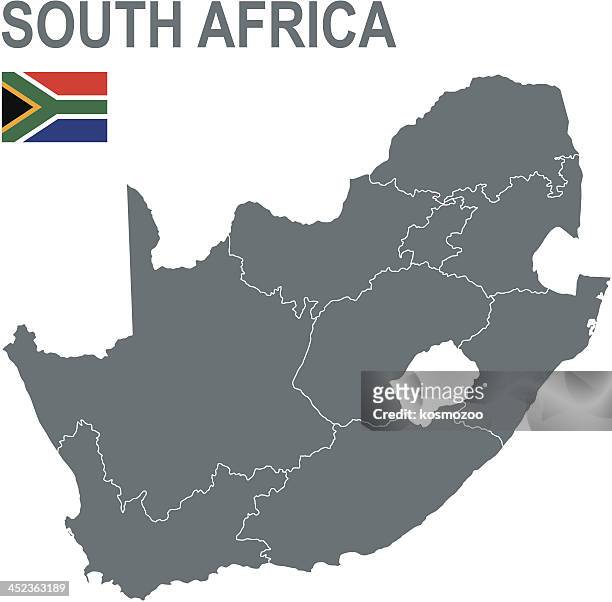 south südafrika - republik südafrika stock-grafiken, -clipart, -cartoons und -symbole