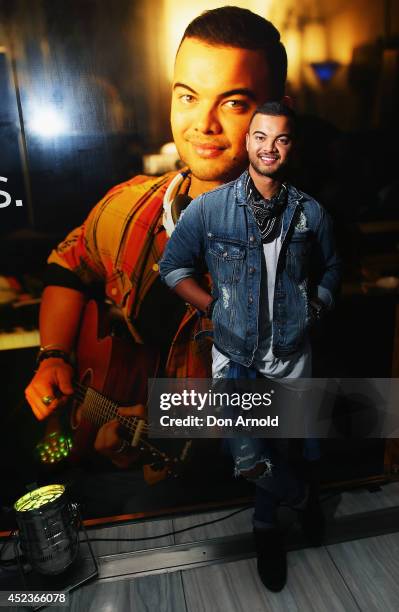 Guy Sebastian poses at Bose Westfield on July 19, 2014 in Sydney, Australia.