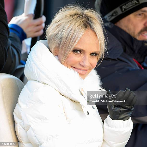 Actress Kristin Chenoweth attends the 87th annual Macy's Thanksgiving Day parade on November 28, 2013 in New York City.