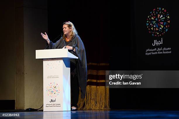 Ludmila Cvikova attends the "side by side" premiere during Day 3 of Ajyal Youth Film Festival on November 28, 2013 in Doha, Qatar.