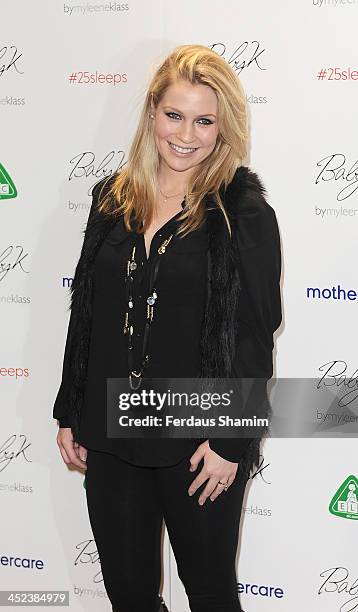 Millie Clode attends the Mothercare VIP Christmas party at the newly refurbished Oxford Street Store at Mothercare Oxford Street on November 28, 2013...